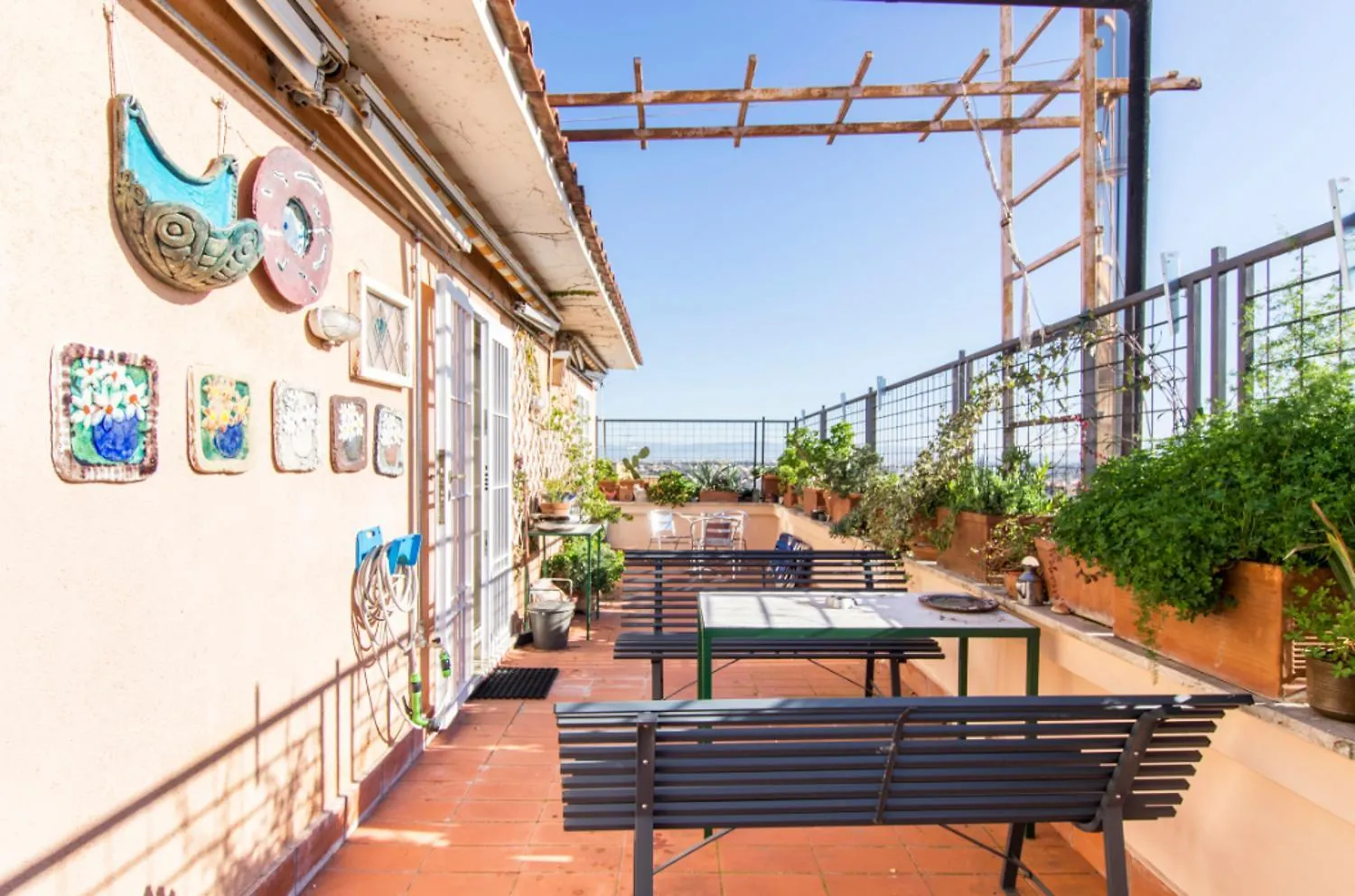Rosa'S Terrace Roma Panoramic Penthouse Apartamento 0*,